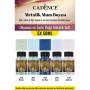 5X50ML Metalik Mum Boyası - Okyanus ve Serin Doğa Metalik Seti