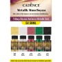 5X50ML Metalik Mum Boyası - Yılbaşı Büyüsü Kutlama Metalik Seti