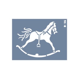 D186 Sallanan At Model D Serisi Stencil 15x20cm