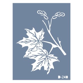 D240 Yaprak Model D Serisi Stencil 15x20cm