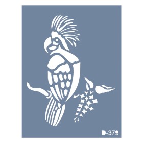 D379 Kuş Model D Serisi Stencil 15x20cm