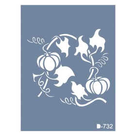 D732 Domates Model D Serisi Stencil 15x20cm