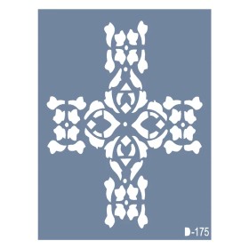 D175 Bordür Model D Serisi Stencil 15x20cm