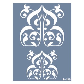 D199 Bordür Model D Serisi Stencil 15x20cm