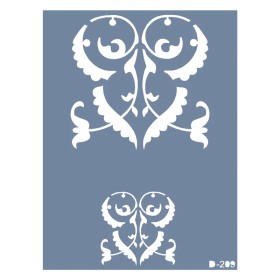 D209 Bordür Model D Serisi Stencil 15x20cm