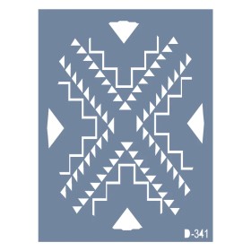 D341 Karo Model D Serisi Stencil 15x20cm