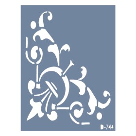 D744 Karo Model D Serisi Stencil 15x20cm
