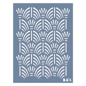 D874 Doku Model D Serisi Stencil 15x20cm