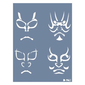 D962 Mask Model D Serisi Stencil 15x20cm