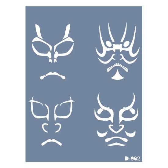 D962 Mask Model D Serisi Stencil 15x20cm