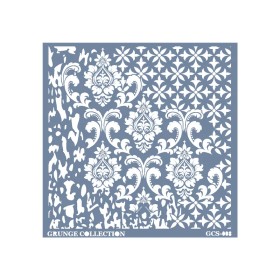GCS008 Kolaj Model Grunge Duvar Stencil 45x45cm