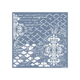 GCS012 Kolaj Model Grunge Duvar Stencil 45x45cm