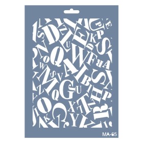 MA65 Mix Media Harf Stencil 21x29cm