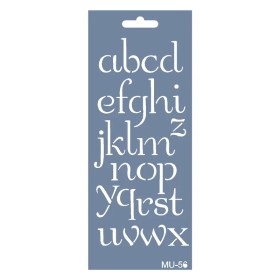 MU56 Mix Media Alfabe Stencil