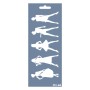 MU64 Mix Media Kadın Figür Stencil