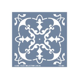 TCS03 Fayans Model Geometrik Stencil 30x30cm