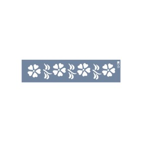 U38 Floral Bordür Stencil 13x57cm