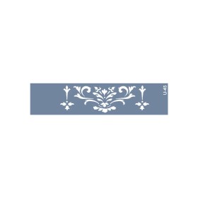 U45 Damask Bordür Stencil 13x57cm