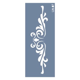 UA07 Barok UA Seri Stencil 10x25cm