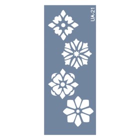 UA21 Geometrik UA Seri Stencil 10x25cm