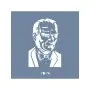 Cadence YB74 Atatürk Silüeti Yuvarlak Seri Stencil 22x22cm | Evimde Hobi