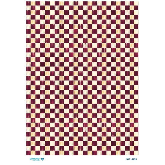 8453 Diamond Pirinç Dekopaj Kağıdı 30x42cm