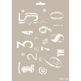 MA58 Mix Media Stencil