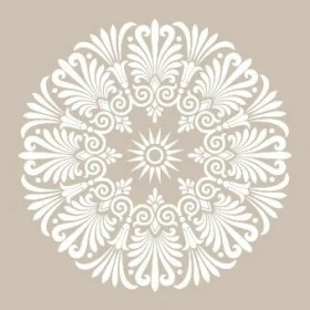 Mandala Model YB71 22x22 Yuvarlak Seri Stencil