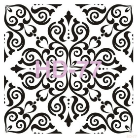 Fayans Model HD77 Home Decor 45x45 Stencil