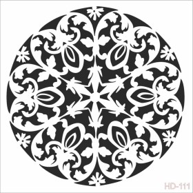 Mandala Model HD111 Home Dekor 45x45 Stencil