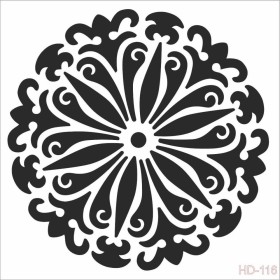 Mandala Model HD116 Home Dekor 45x45 Stencil