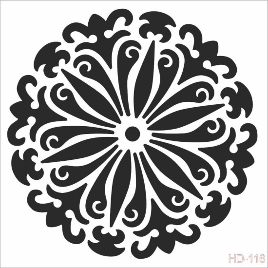 Mandala Model HD116 Home Dekor 45x45 Stencil