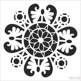 Mandala Model HD119 Home Dekor 45x45 Stencil