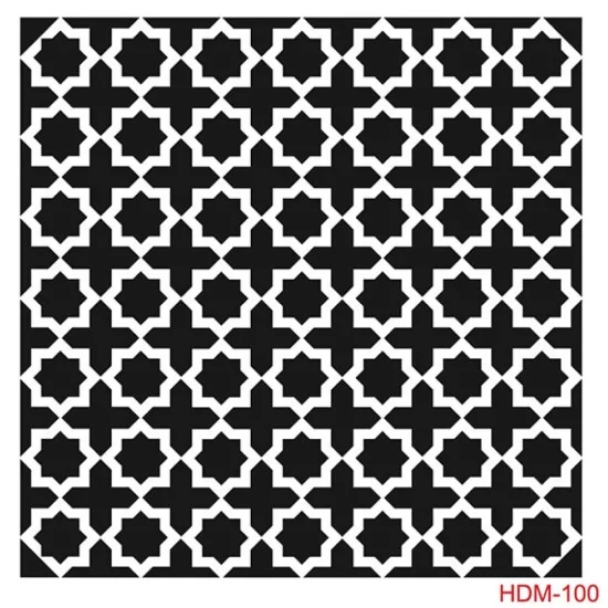 Geometrik Model HDM100 Home Dekor 25x25 Stencil Geometrik Model HDM100 Home Dekor 25x25 Stencil
