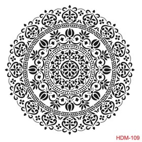 Damask HDM109 Home Dekor 25x25 Stencil