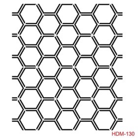 Petek Model HDM130 Home Dekor 25x25 Stencil