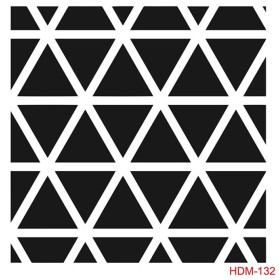 Geometrik Model HDM132 Home Dekor 25x25 Stencil