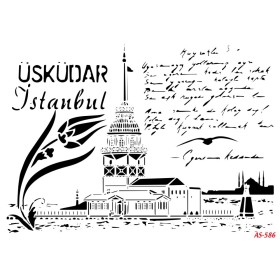 Üsküdar İstanbul Model AS586 A4 Stencil