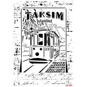 Taksim İstanbul Model AS585 A4 Stencil