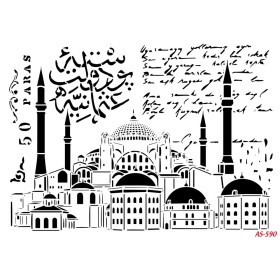 Ayasofya Model AS590 A4 Stencil