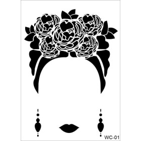 WC1  Woman Collection A4 Stencil