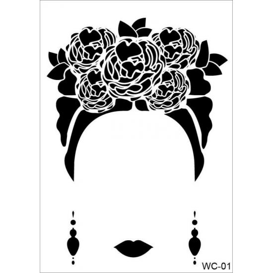 WC1  Woman Collection A4 Stencil