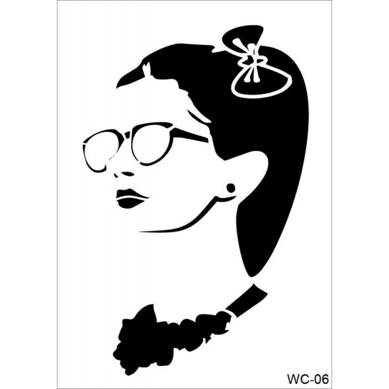 WC6  Woman Collection A4 Stencil
