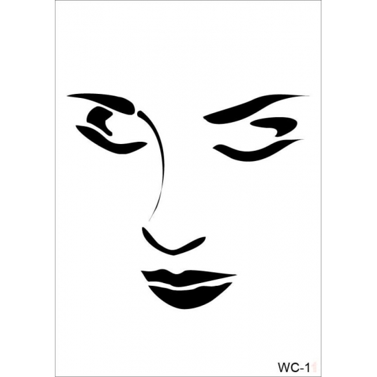 WC11 Woman Collection A4 Stencil