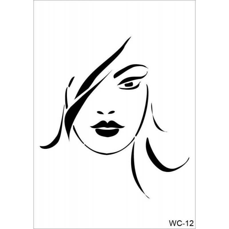 WC12 Woman Collection A4 Stencil