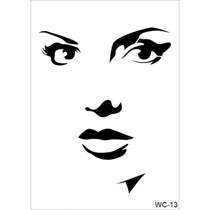 WC13 Woman Collection A4 Stencil