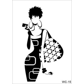 WC15 Woman Collection A4 Stencil