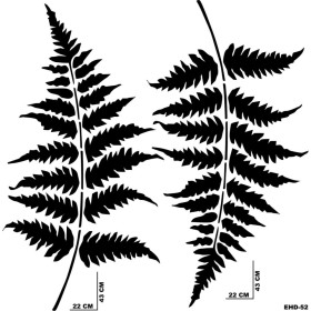 Ağaç Model EHD52 Stencil 25x25 cm