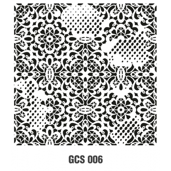 Kolaj Model GCS006 Grunge Duvar Stencil 45x45cm
