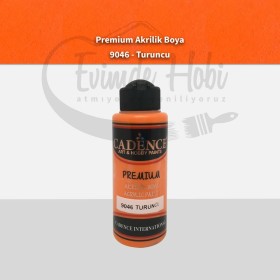 Premium Akrilik Boya 9046 Turuncu 120ML